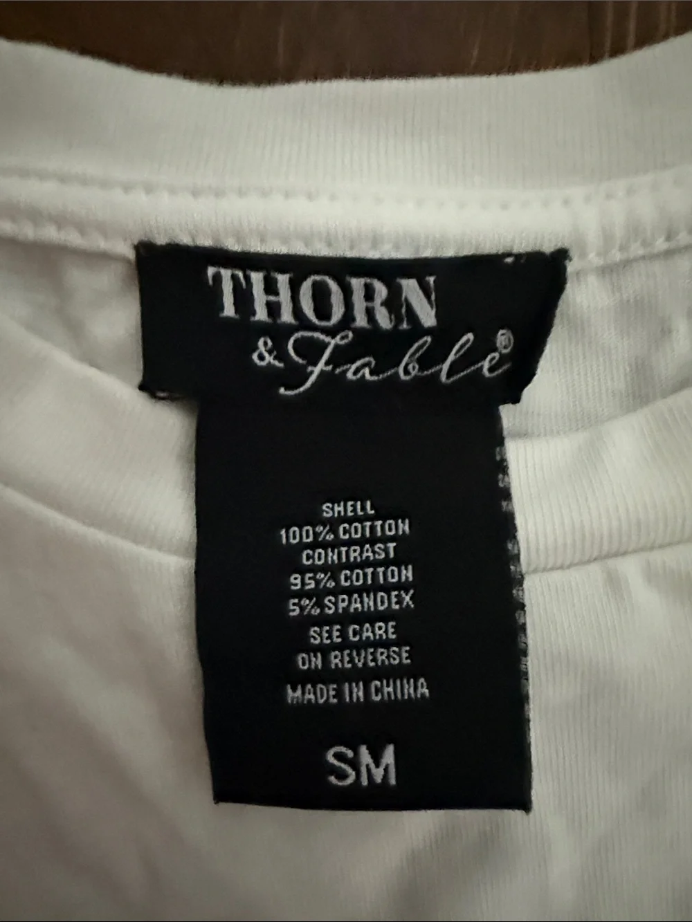 white cropped top